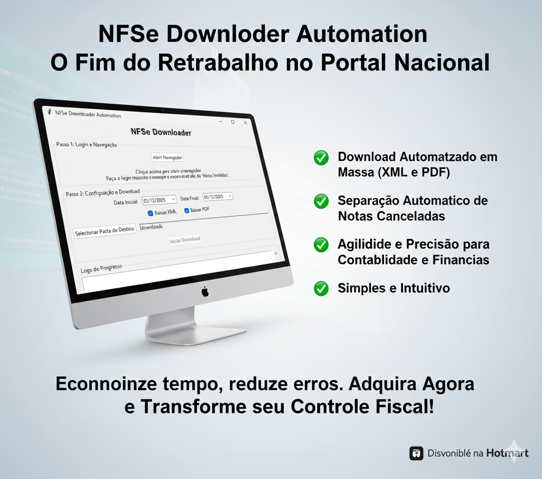 Baixe várias notas fiscais de serviço com 1 clique